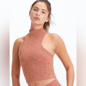 NWT Fabletics Frances SculptKnit® Mock Neck Tank Top